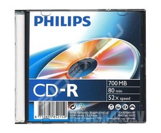 1x10 Philips CD-R 80Min 700MB 52x JC