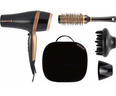 Plaukų džiovintuvas Remington Salon Smooth Set Juoda