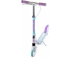 Aliuminis paspirtukas RAVEN PASTELLE PRO su dideliais 20 cm. ratais Handbrake and front suspension