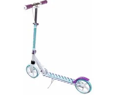Aliuminis paspirtukas RAVEN PASTELLE PRO su dideliais 20 cm. ratais Handbrake and front suspension