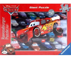 Ravensburger didelė dėlionė „Disney Pixar Ratai“, 125 det., nuo 6 m.