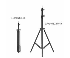 Riff 56cm LED Light Ring 67W with 3x holders + BT remote + Tripod 2.1m