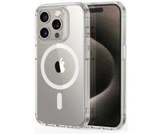 Riff Skaidrus „Magsafe silikoninis dėklas iPhone 15 Pro“.