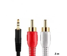 Riff RF027 3,5 mm <-> 2 x RCA 3 m