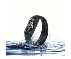 Riff Silicone Strap for Xiaomi Mi Band series 3/4/5/6/7 Juodas