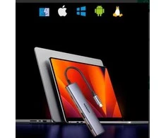 Adapteris HUB UGREEN CM473 USB-C su 2x USB-A, 2x USB-C