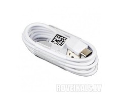 EP-DN930CWE Samsung USB-C duomenų kabelis 3A 1.2m baltos spalvos (Bulk)