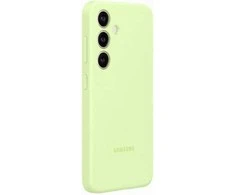 Dėklas „Samsung Galaxy S24+“ silikoninis dangtelis šviesiai žalias