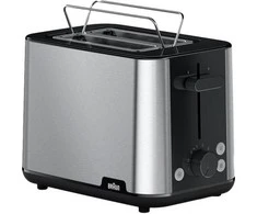 BRAUN pusryčių skrudintuvas HT 1510 BK, 8 skirtingi nustatymai, Juodas