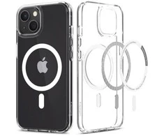 Spigen Ultra Hybrid (MagFit) dėklas skirtas Apple iPhone 13 Pro, spalva - Balta