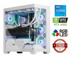 Stacionarus kompiuteris Mdata Gaming Intel Core i5-12400F 16GB 512GB SSD 1TB HDD RTX 4060 NoOS