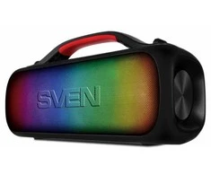 Garsiakalbiai SVEN PS-360, 24W atsparūs vandeniui, Bluetooth (juoda)