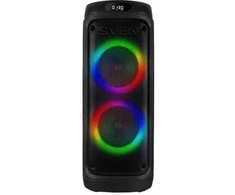 Garsiakalbis SVEN PS-770, juodas (100W, TWS, Bluetooth, FM, USB, Micro SD, LED ekranas, 4400mA*h)