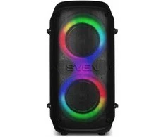 Garsiakalbis SVEN PS-800, juodas (100W, TWS, Bluetooth, FM, USB, Micro SD, LED ekranas, 4400mA*h)