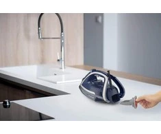 TEFAL | Garų lygintuvas | FV6830E0 | Garų lygintuvas | 2800 W | Vanduo tank capacity 270 ml | Continuous steam 50 g/min | Sidabrinis/Mėlyna