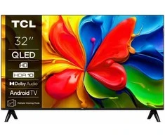 TCL HD QLED televizorius | 32S4K | 32 | Išmanusis televizorius | „Android“ televizorius | HD | Juodas