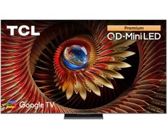 Televizorius TCL 75C8K TV 190.5 cm (75") 4K Ultra HD Smart TV Wi-Fi 4500 cd/m² Juodas