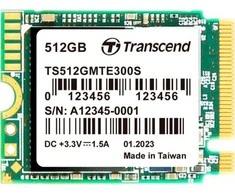 TRANSCEND 512GB M.2 2230 SSD PCIe Gen3x4 NVMe 3D TLC DRAM-less