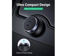 Ugreen CD213, 2x USB-C, 36W pilka