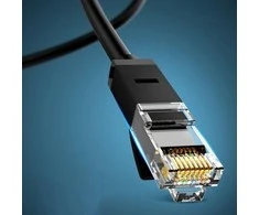 UGREEN Ethernet RJ45 plokščiojo tinklo kabelis, Cat.6, UTP, 15m (juodas)