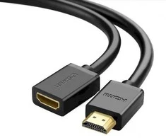 HDMI kištukas - HDMI lizdas kabelis UGREEN HD107 FullHD 3D 0.5m