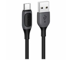 Usams US-SJ596 USB-C 3A 1m Juodas