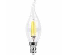 Visional C35T LED filamentu spuldze E14 4W 3000K 520lm caurspīdīgs stikls 220–240V RA>80