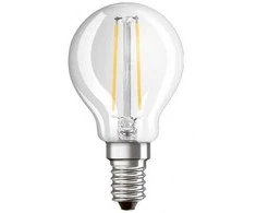 Visional G45 LED Filamentu Spuldze E14 4W 3000K 520lm Caurspīdīga Stikla 220–240V RA>80