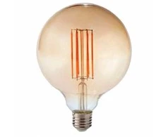 Visional G125 LED Filament Spuldze E27 12W 3000K 1320lm Dimmerama Dzintara Stikls 220–240V RA>80