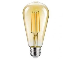 Visional ST64 LED Filament Spuldze E27 12W 3000K 1380lm Dzintara Stikls 220–240V RA>80