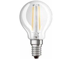 Visional G45 LED Filamentu Spuldze E14 4W 3000K 520lm Caurspīdīga Stikla 220–240V RA>80