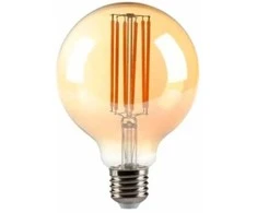 Visional G95 LED Filament Spuldze E27 10W 3000K 1200lm Skaidrs Stikls 220–240V RA>80