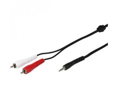 Vivanco kabelis 3,5 mm – 2xRCA 1,5 m (46702)