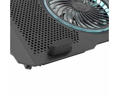 White Shark Baltas Shark Baltas Shark COOLING PAD, AURORA / 5 Fans RGB, Juodas (GCP-13)