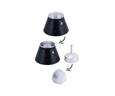 Virdulys Kavos virimo aparatas 450 ml su plačiu indukciniu dugnu KAMILLE 2513MR