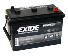 EXIDE VINTAGE EU165-6 6V 165Ah 900A (EN) akumuliatorius