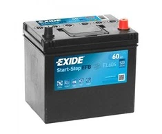 EXIDE EL604 EFB 60Ah 520A (EN) 12V akumuliatorius