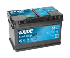 EXIDE EL652 EFB 65Ah 650A (EN) 12V akumuliatorius