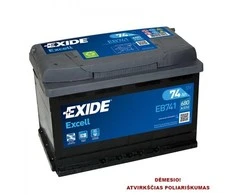 Exide Akumuliatorius 74 Ah 680 A EN 12V