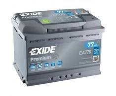 EXIDE Premium EA770 77Ah 760A (EN) akumuliatorius