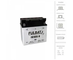 Fulbat Akumuliatorius 19 Ah 240 A EN 12V