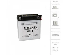 Fulbat Akumuliatorius 5 Ah 65 A EN 12V