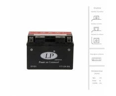 Landport Akumuliatorius 10 Ah 175 A EN 12V