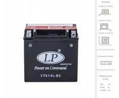 Landport Akumuliatorius 12 Ah 200 A EN 12V