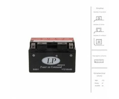 Landport Akumuliatorius 8.6 Ah 190A EN 12V