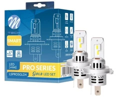 M-TECH Lemputė LED H4, rinkinys 2vnt. 52W 12V