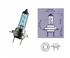 Narva Lemputė 55W 12V PX26d H7 Range Power Mėlyna+