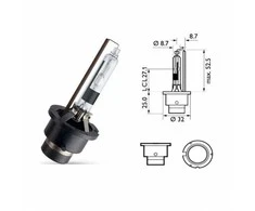 Philips Lemputė 35W 42V P32d-6 D4R