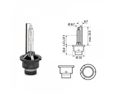 Philips Lemputė 35W 85V P32d-2 D2S