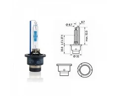 Philips Lemputė 35W 85V P32d-2 D2S BLUEVISION ULTRA